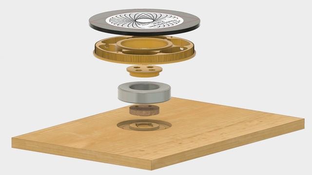 Drehteller: 3D Animation + Explosionsansicht (erstellt mit Fusion 360) смотреть онлайн