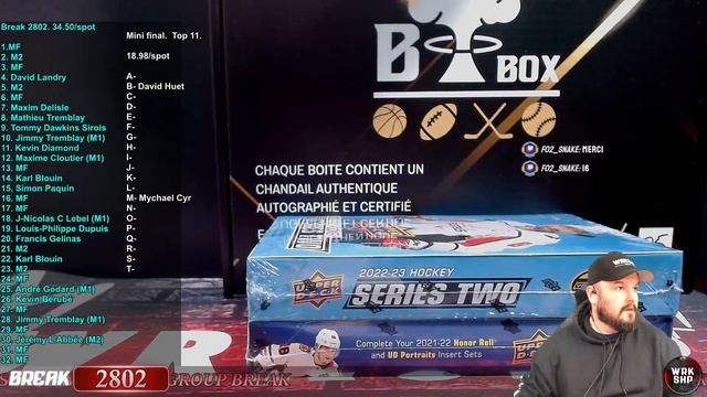 Break 2802. Upper Deck Hockey Mixer. What a Jersey + surprise dans la première box..!! смотреть онлайн