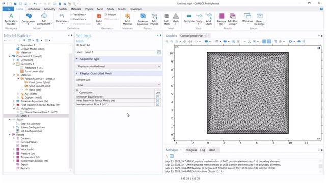 COMSOL: Natural Convection Heat Transfer (Porous media) смотреть онлайн