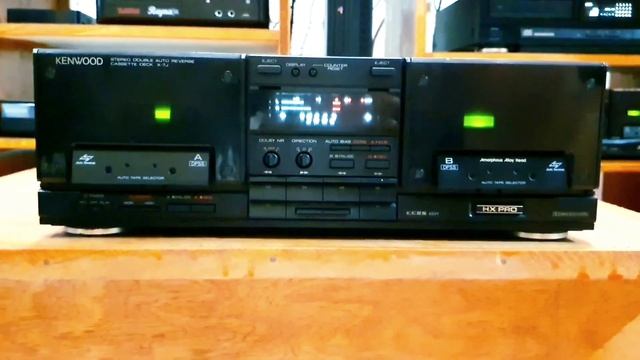 Kenwood X-7J Stereo Double Cassette Deck смотреть онлайн