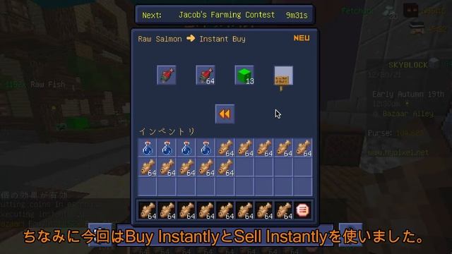 【Minecraft】Hypixel Skyblockで使える！初心者にオススメの金策紹介！！ 【Hypixel Skyblock】【ハイピクセル スカイブロック】 смотреть онлайн