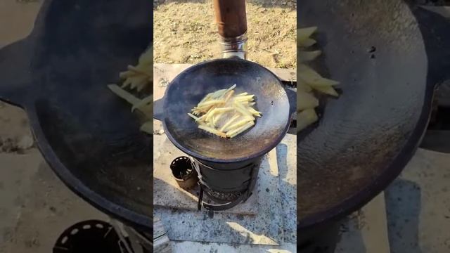 Картошка Фри на казане!#shortsvideo #shorts #shortvideo #short