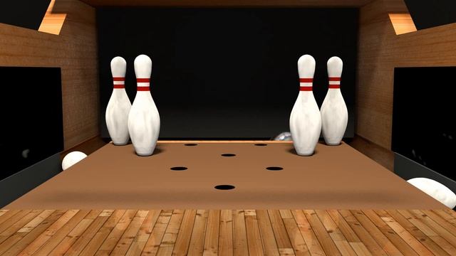 Blender Bowling Simulation - Leaving 4-6-7-10 Split смотреть онлайн