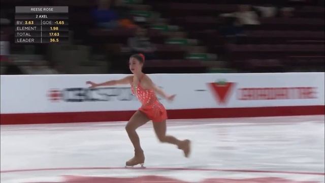 Reese Rose - 2023 Skate Canada National Championships - Jr Women short смотреть онлайн