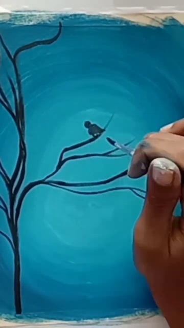 Love Bird Painting #trending #painting #youtubeshorts #trending #trendingshorts #trend #shortvideo