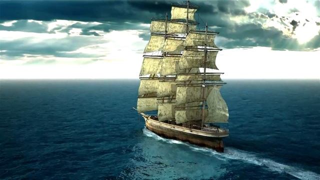 Sailing ship -3dsmax-phoenix fd смотреть онлайн