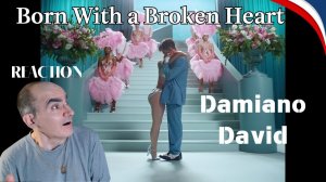 Damiano David - Born With a Broken Heart (Official Video)║ Réaction Française !