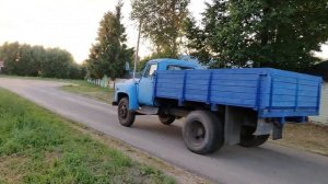 ТОРМОЗА ГАЗ 52 / GAZ 52 1986 OLD TRUCK USSR BRAKE TESTING