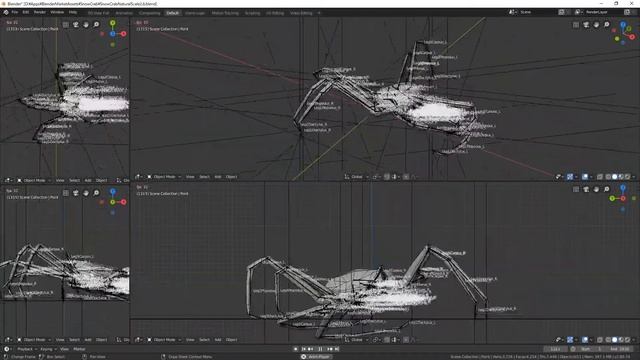 Blender Snow Crab Armature