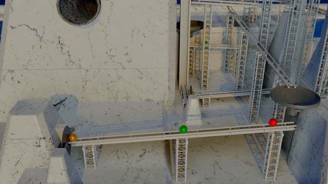 MARBLE RUN - Blender animation. смотреть онлайн