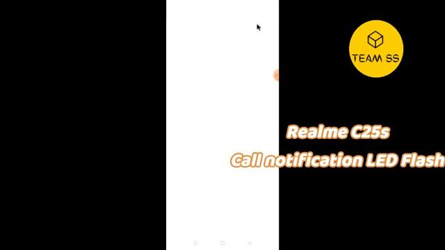 How To Turn On LED Call Notifications Falsh On Realme C25s