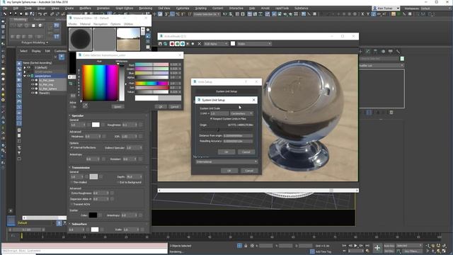 Arnold Glass material in 3dsmax смотреть онлайн