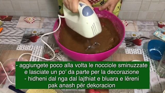 Tortë me çokollate, lajthi dhe molla - Torta al cioccolato, nocciole e mele смотреть онлайн