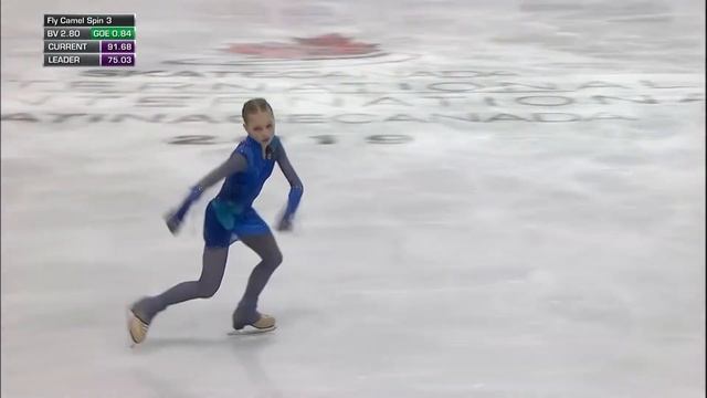 Alexandra Trusova - Free Program | Skate Canada 2019
