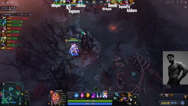 Dota de 100K de MMR😲Wisper, Topson, Skiter y k1 vs el LEGENDARIO pudge de Dendi y el Top 3 de Europ смотреть онлайн