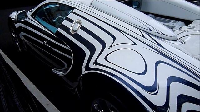 Bugatti Veyron L'Or Blanc on the Road смотреть онлайн