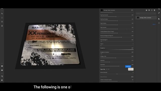 Smart Damage Decal Generator - Substance Designer смотреть онлайн
