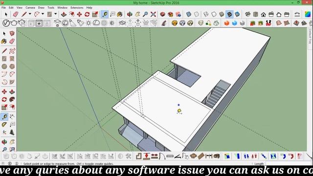 3D House modeling SketchUp. смотреть онлайн
