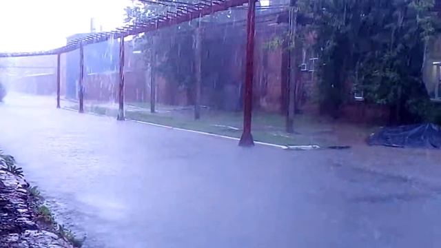 Сильный дождь в Прми прошёл не во всех районах без града 29 07 2016