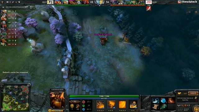 LGD Gaming vs Hyper Glory game 1 - Dota 2 ESL One 2015 смотреть онлайн