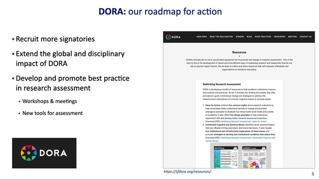 Introduction to the San Francisco Declaration on Research Assessment (DORA) смотреть онлайн