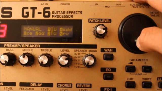 How to use Boss Gt 6 as an analog - Noise chemist смотреть онлайн