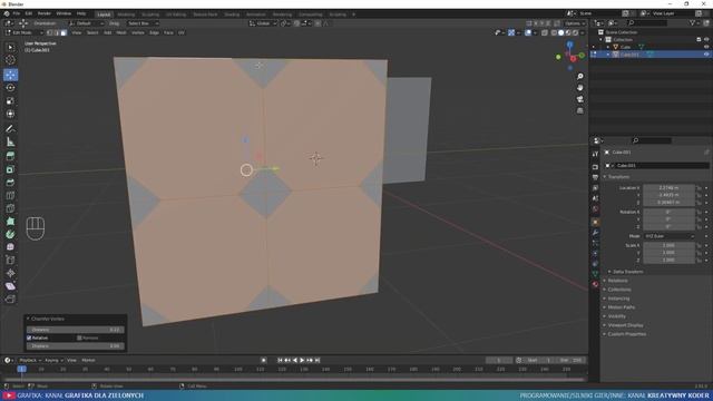 Ścinanie Wierzchołków W Blenderze - Vertex Chamfer - Modelowanie w Blender 2.9 смотреть онлайн