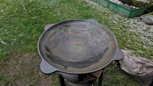 Как прокалить садж, первая готовка