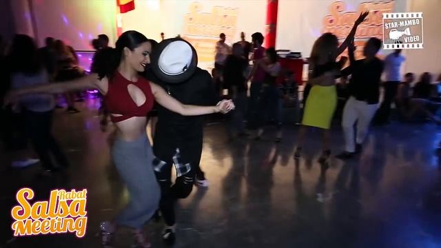 Jorges Burgos "Ataca" & Veronica Lopez - social dancing @ RABAT SALSA MEETING 2016 смотреть онлайн