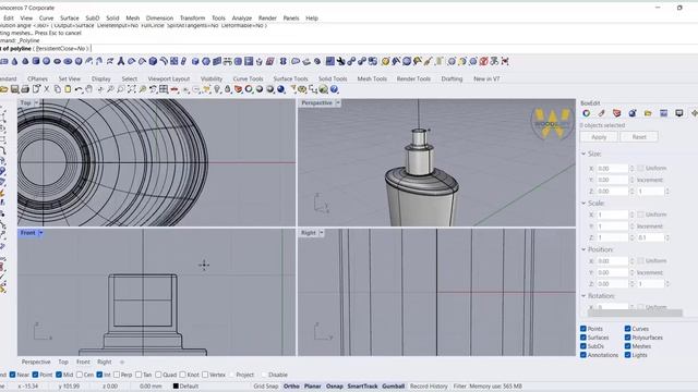 rhino tutorial- product design 3d modeling смотреть онлайн