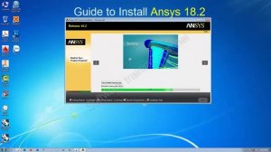 Guide to install Ansys 18.2