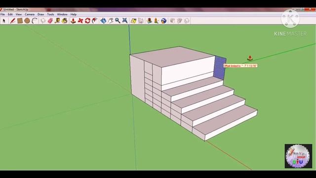 #autocad# How to make stairs with a railing _ Sketchup# смотреть онлайн