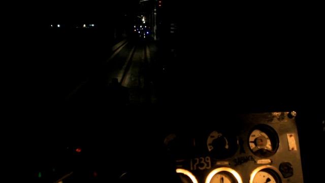 Поездка на электровозе ВЛ10-1739 по участку Тверь - Бологое