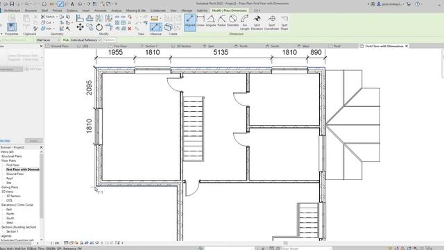 22 Dimensions and Room Labels in Revit смотреть онлайн