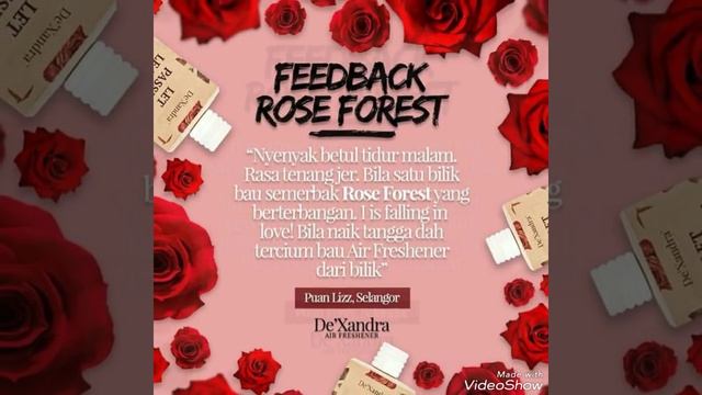 Rose Forest By Dexandra Air Freshener