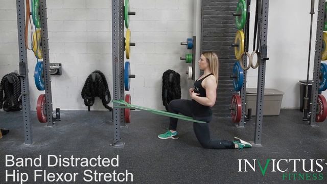Band Distracted Hip Flexor Stretch | CrossFit Invictus смотреть онлайн