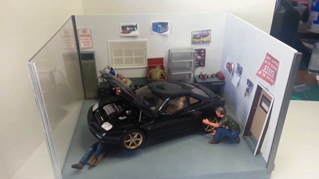 Showroom | Alfa Romeo GTV and Garage Diorama смотреть онлайн