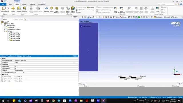 methane air combustion simulation by ANSYS 2020 - part 1 of 2 смотреть онлайн