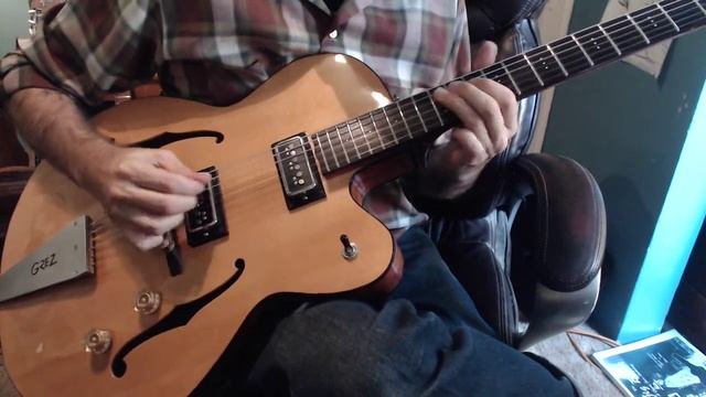 Jump Blues Double Shuffle backing track and Grez Guitar Demo by Tommy Harkenrider смотреть онлайн