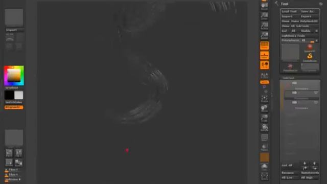 Make hair in ZBrush using InsertMesh (curve mode) смотреть онлайн