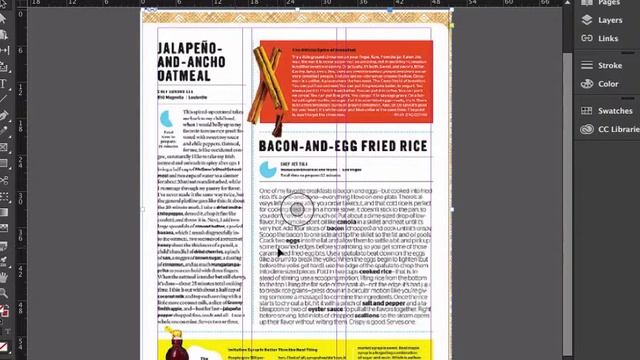 3 Column Publication Design Page смотреть онлайн