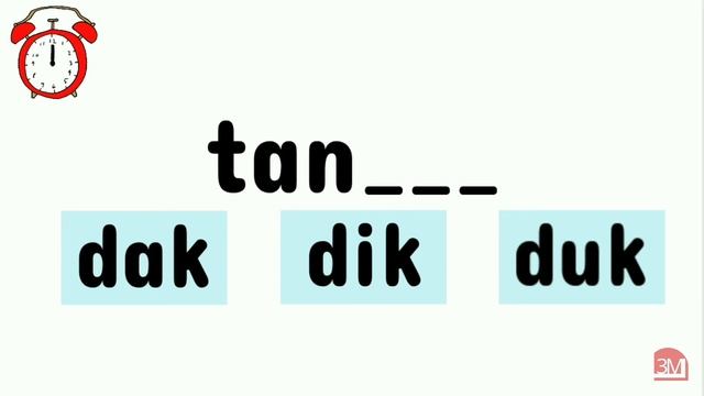 padan dan baca - mak, nak, tak, lak, dak, hak, kak, bak, sak, rak смотреть онлайн
