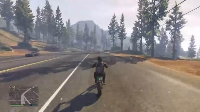 GTA 5 wheeling one hand around Gta map смотреть онлайн