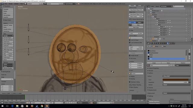 Tutorial - 2D Character Design in Blender - Part 15 смотреть онлайн