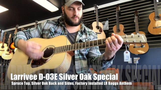 Larrivee D-03E Silver Oak Special