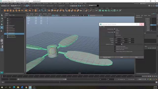 Moving the pivot point. Duplicate special explained. смотреть онлайн