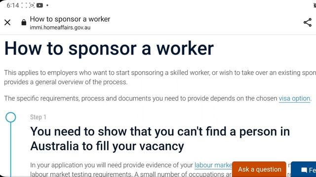 Link to Employer Sponsored visa Australia смотреть онлайн