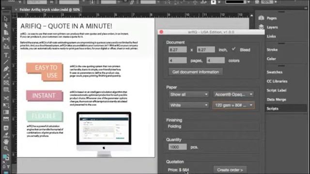 How to get a print price in Indesign смотреть онлайн