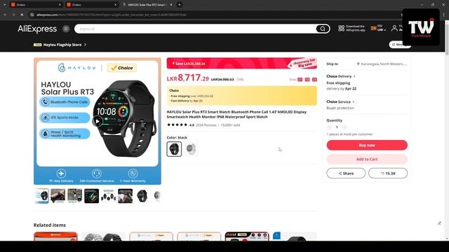 Best Budget Smartwatch ~ HAYLOU Solar Plus RT3 Smart Watch ~ Tec Wizard смотреть онлайн