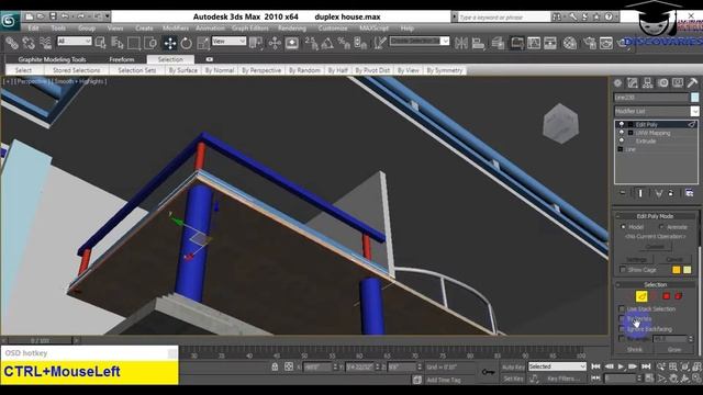 3ds max exterior design tutorial for beginner/modern duplex house-Part-04 смотреть онлайн